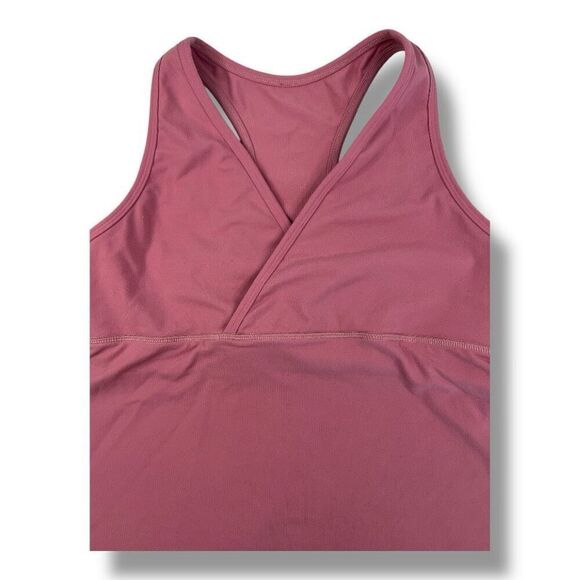 Lululemon Wet Dry Warm Razorback Pink Tank Top Size 4 - Picture 3 of 6